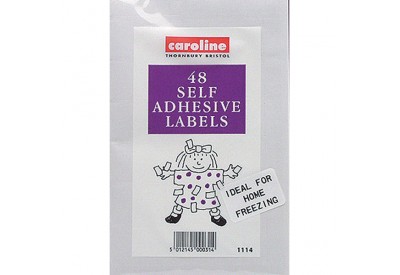 Caroline Self Adhesive Freezer Labels x 48